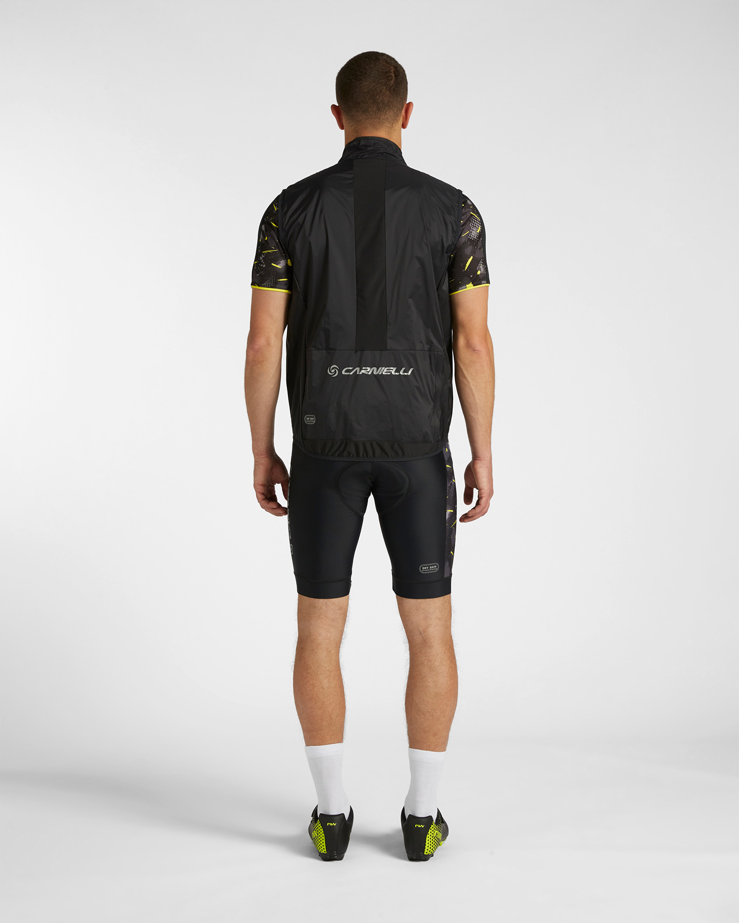 Kurtka rowerowa Carnielli Windproof z zamkiem błyskawicznym M CRNM052-050