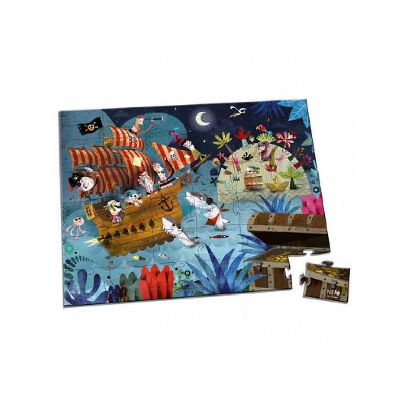Puzzle la chasse aux trésors 36 pièces