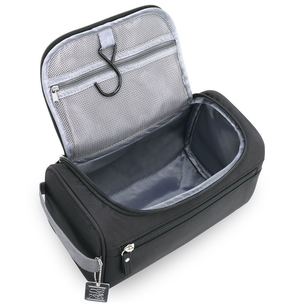 H&S Kulturbeutel Waterproof Toiletry Bag with 3 Compartments, Waterproof Toiletry Bag - 3 Compartments