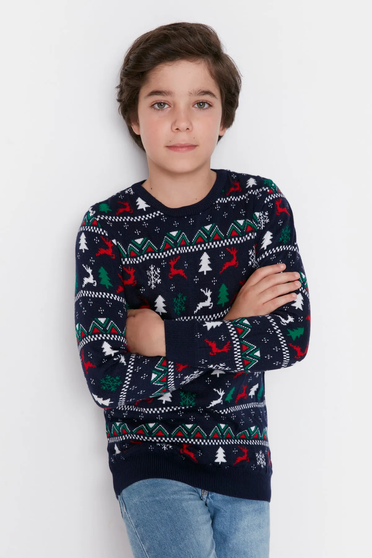 TRENDYOLKIDS  Pullover - Dunkelblau - Regular Fit