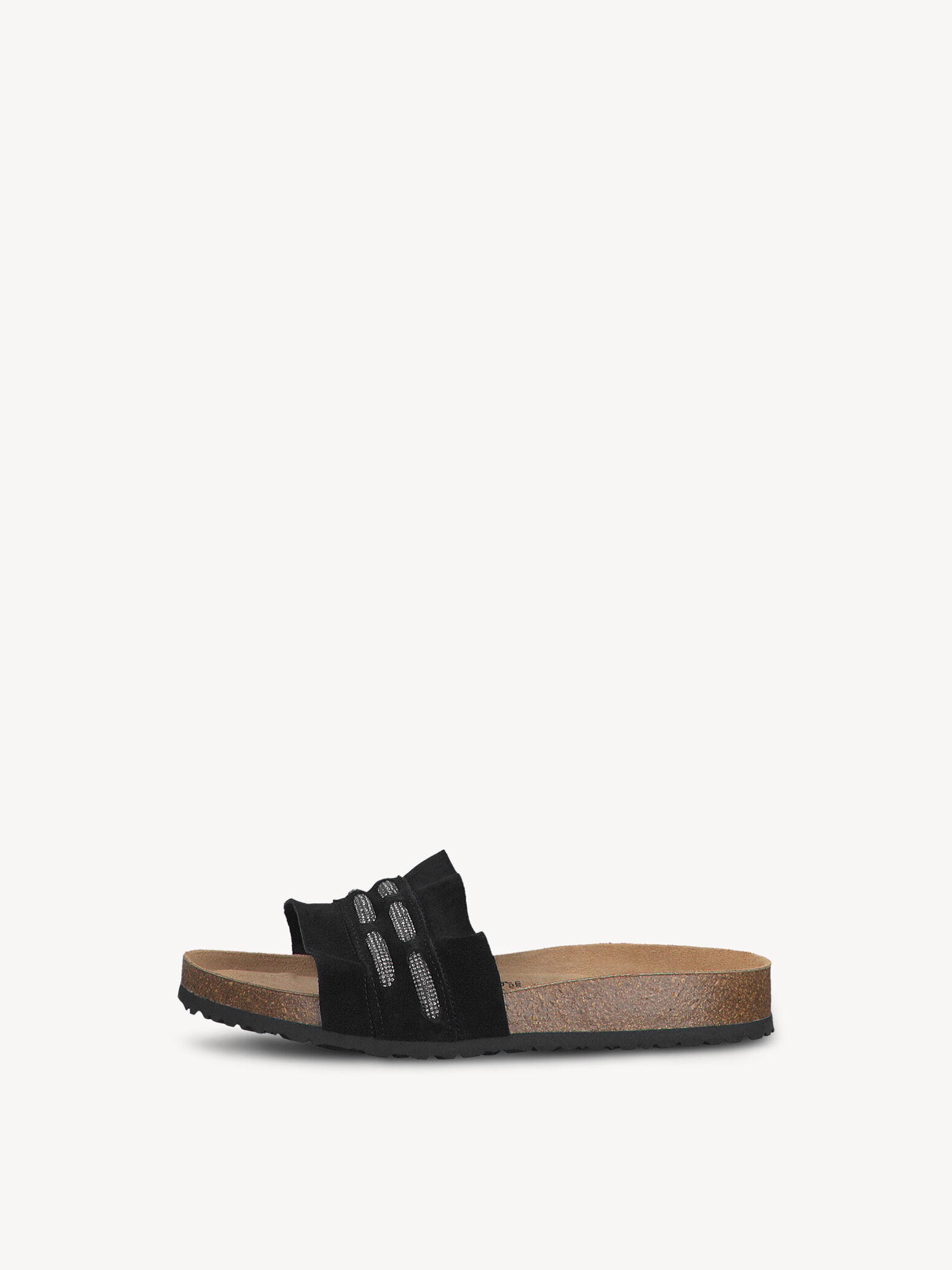Mule en cuir - noir