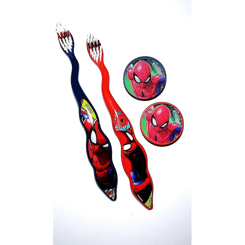 Tannbørste 2-pk Spiderman Firefly