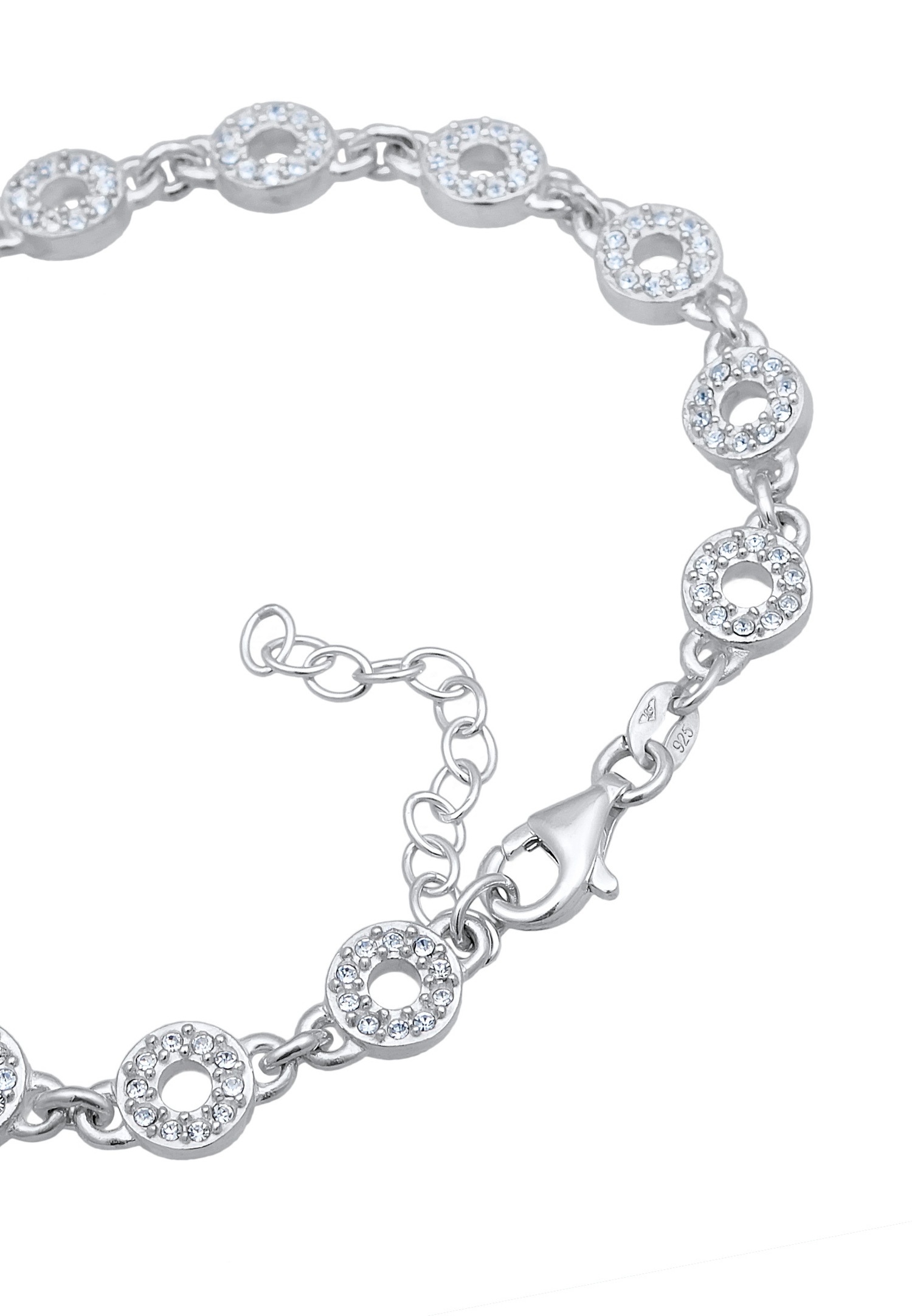 Cerchietto elegante da donna Elli PREMIUM con cristalli in argento sterling 925