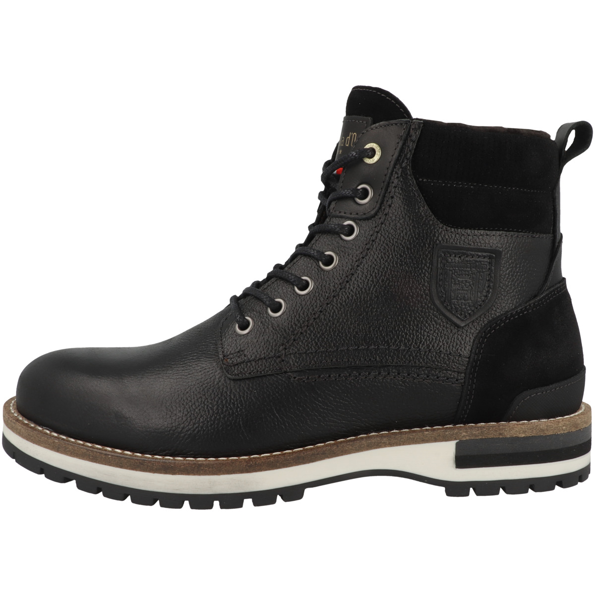 Pantofola d'Oro Pontida Fur Uomo High Schnürboots schwarz
