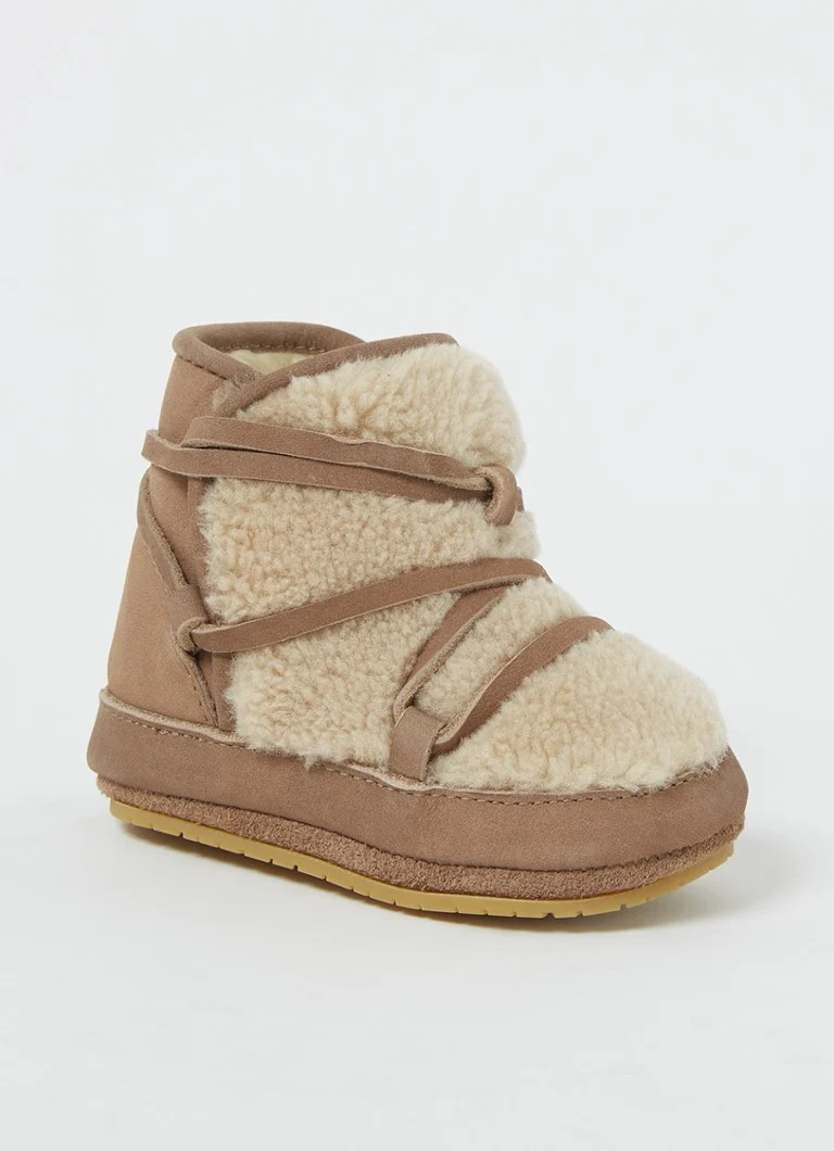 Pantofi din piele Donsje Amsterdam Inuk pentru copii