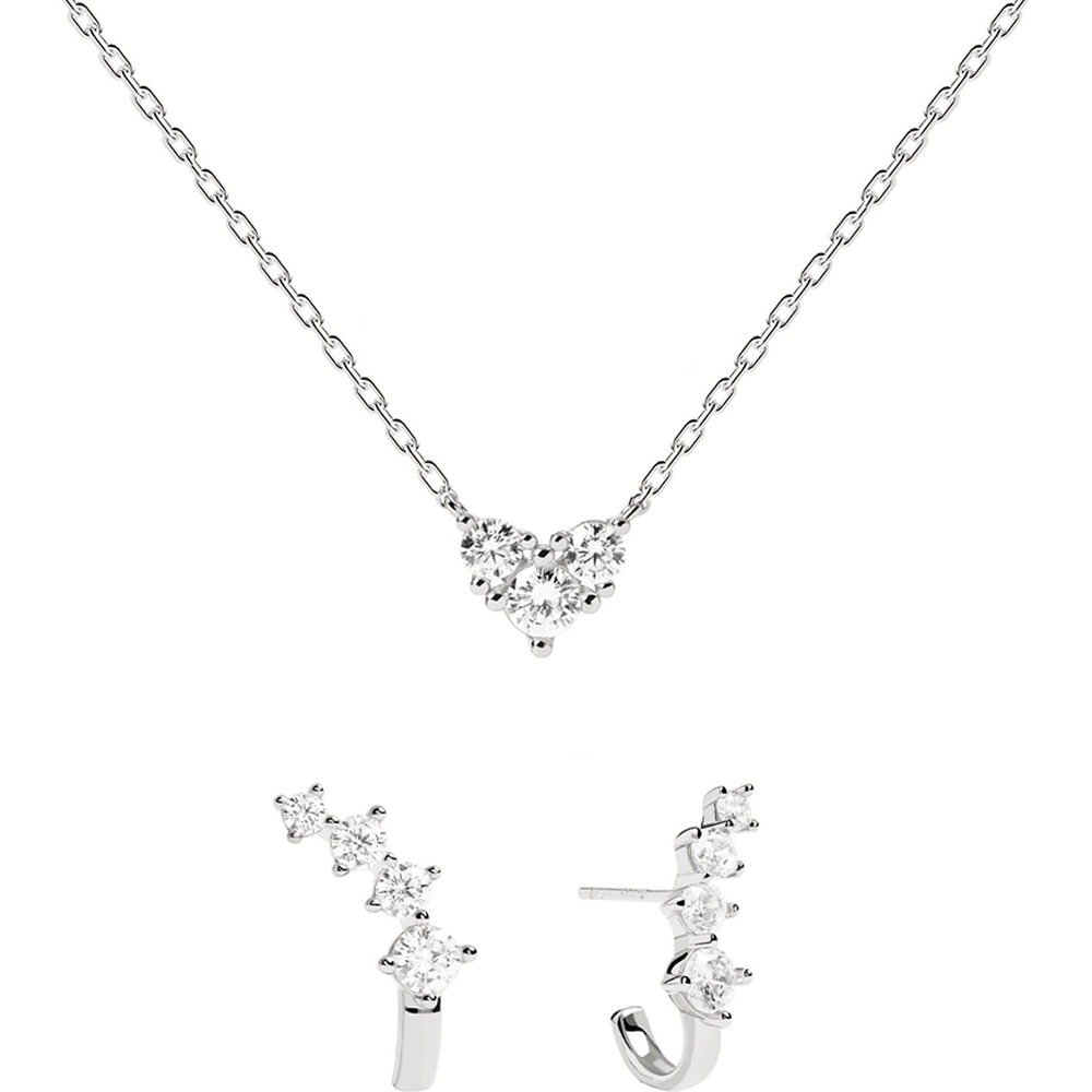 P D Paola Set de bijoux 925 Argent Bijoux