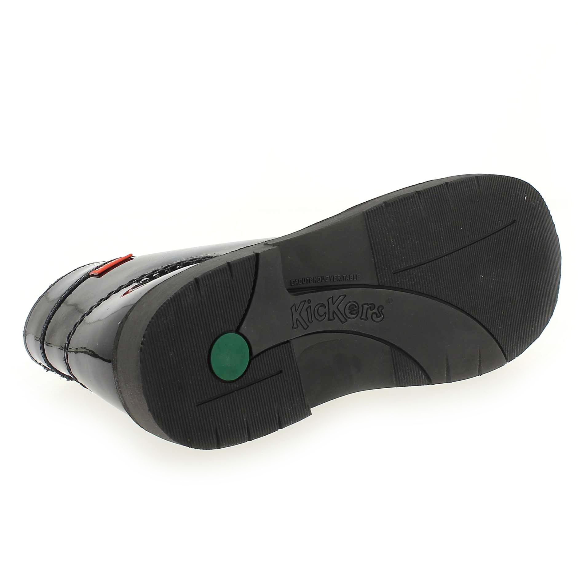 Kickers  KICK COLOR VERNIS - Noir