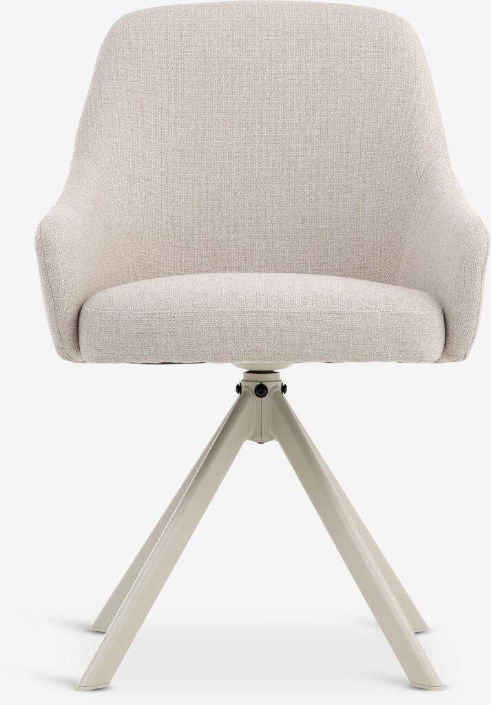 ROSTRUP ROSTRUP Swing-Esszimmerstuhl, beige Stoff