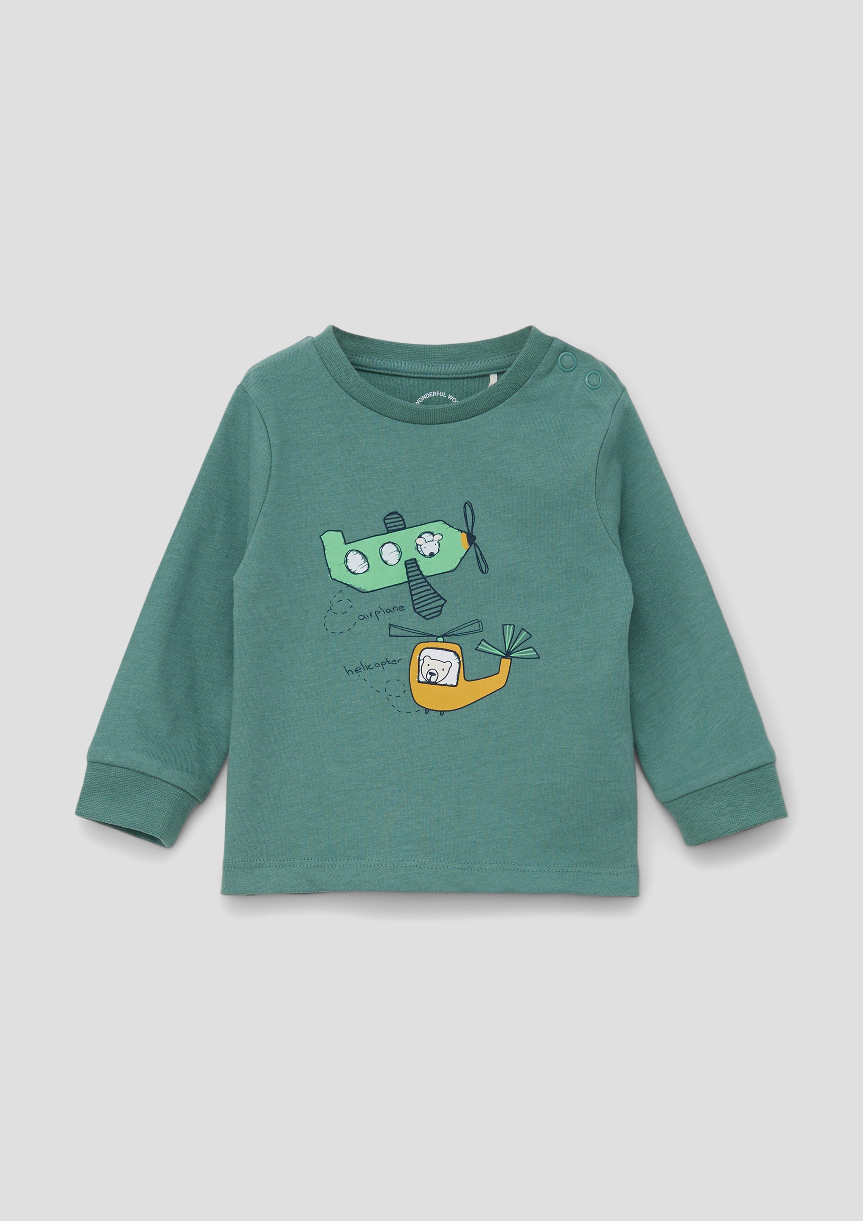 Longsleeve mit Frontprint  2133929-6576