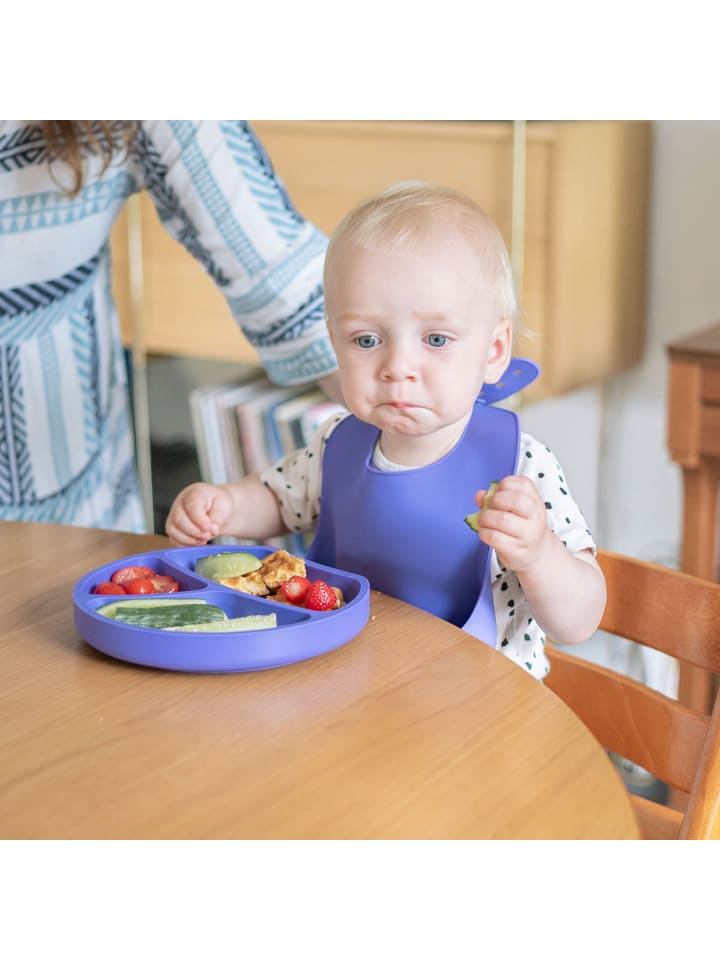 Kindsgut  Silikonlätzchen in Lila günstig kaufen onesize