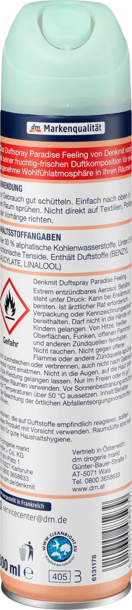 Lufterfrischer Spray Paradise Feeling, 300 ml