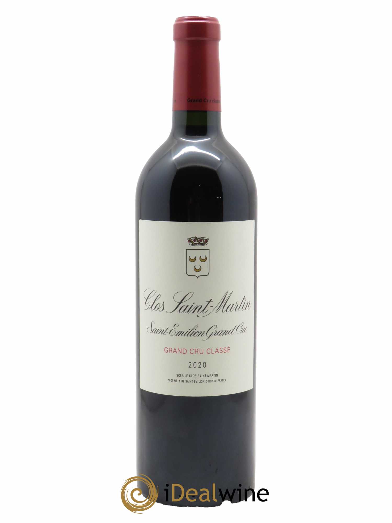 Clos Saint Martin Grand Cru Classé (CBO à partir de 6 BTS) 2020 - Lot de 1 Bouteille