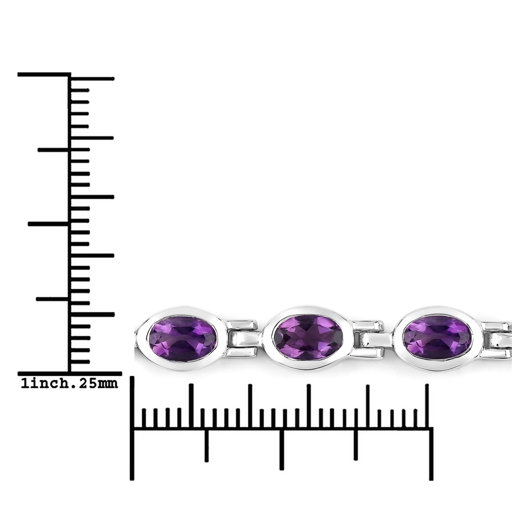 Rafaela Donata Bracelet Argent sterling Améthyste en Argent Bracelet