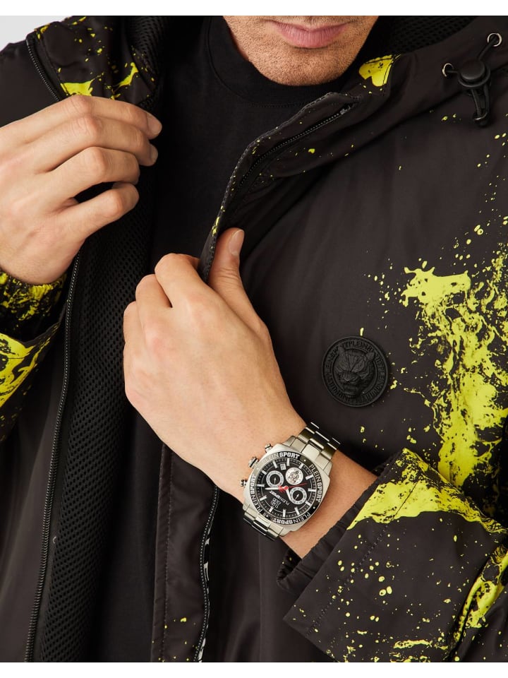 Philipp Plein Wildcat Chrono in schwarz günstig kaufen onesize