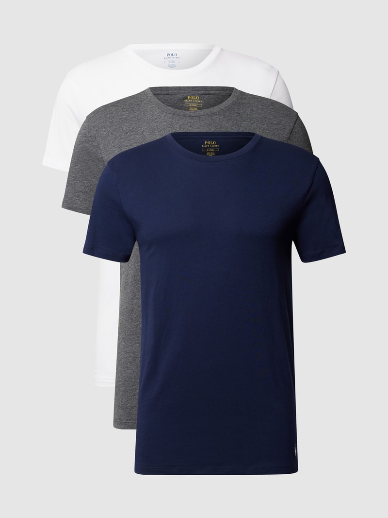 T-Shirt im 3er-Pack in dunkelblau