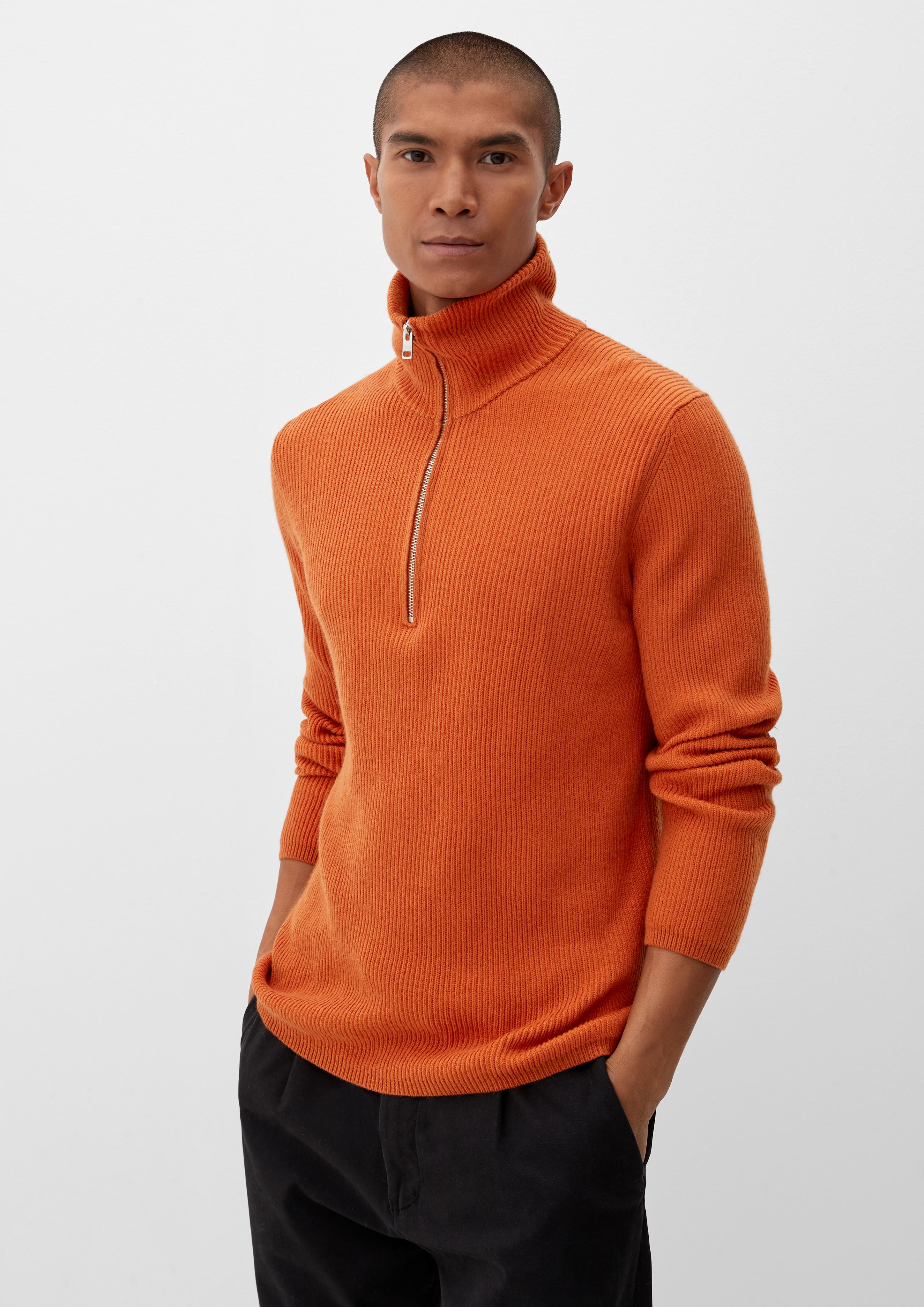 Strickpullover mit Troyerkragen  2118088-2805