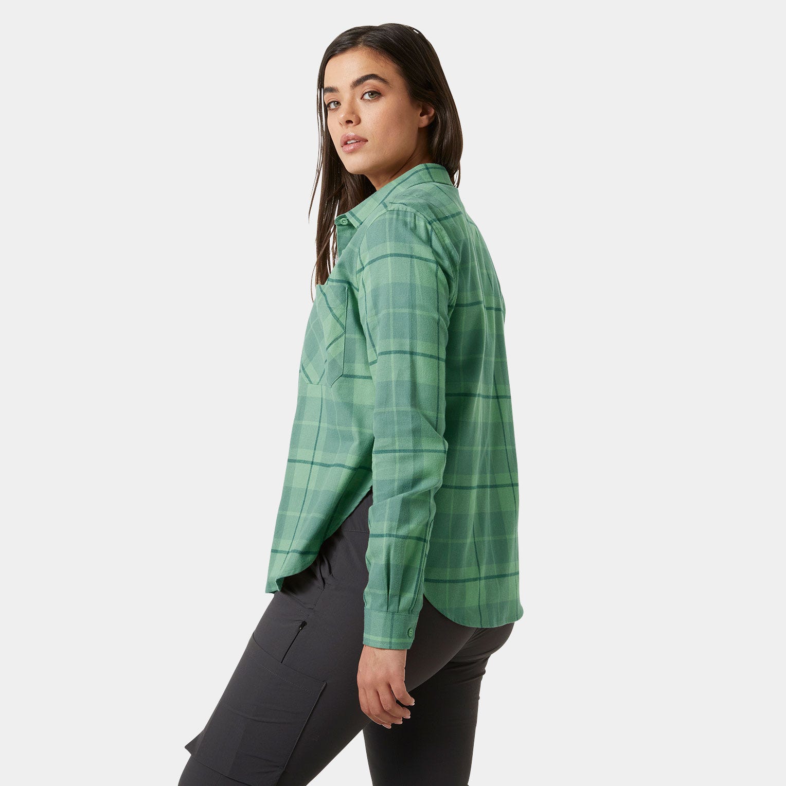 Women's Lokka Organic Flannel Long Sleeve Shirt