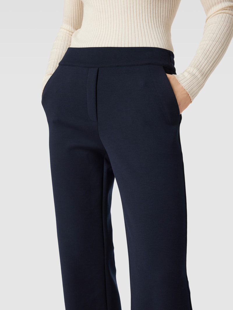 Sweatpants mit Paspeltaschen am Gesäß in marineblau