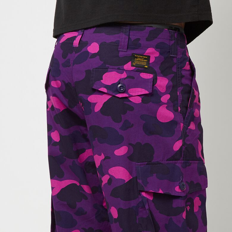 A Bathing Ape Color Camo 6 Pocket Pants purple