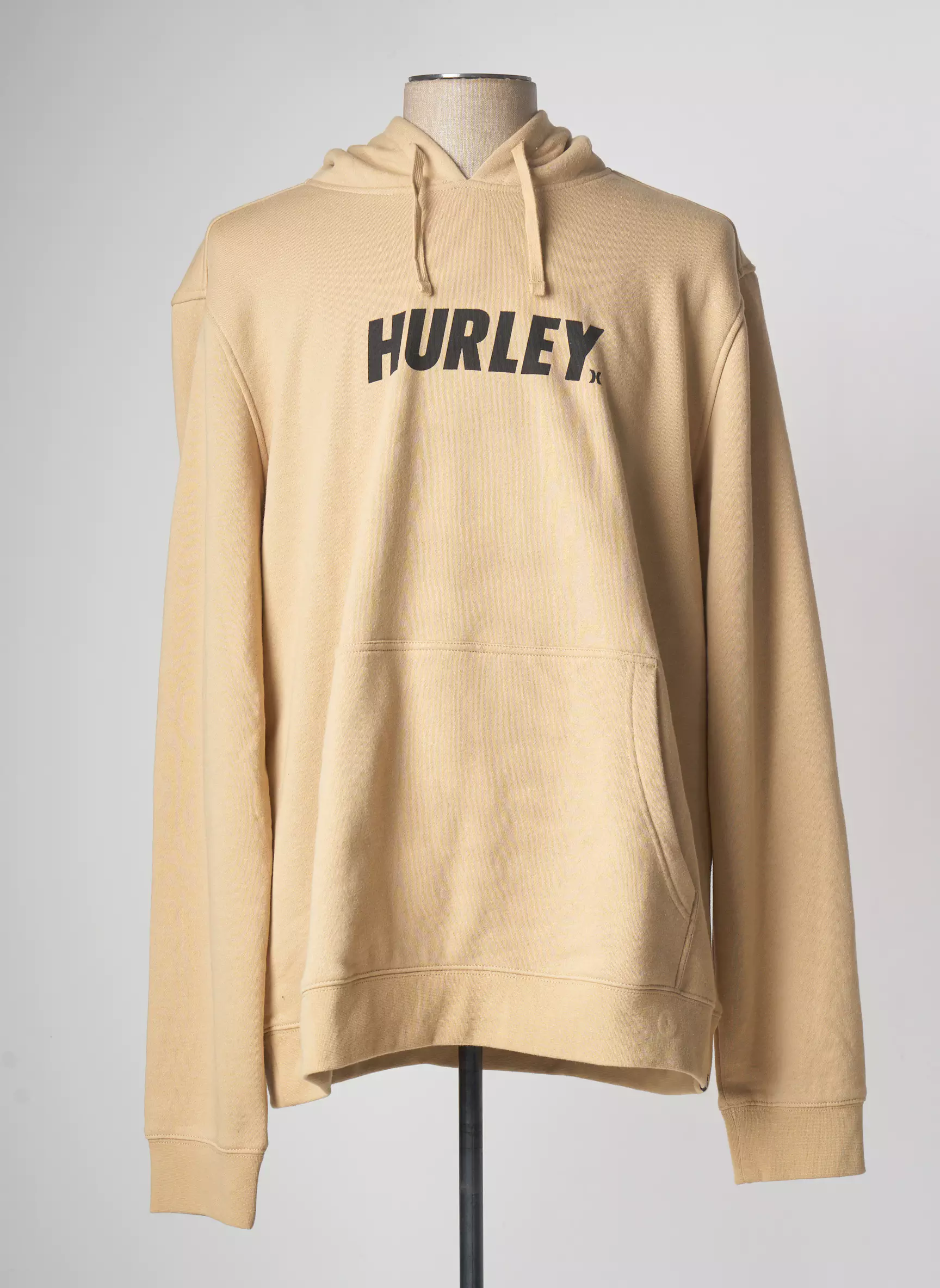 Hurley Sweat Capuche Homme couleur beige