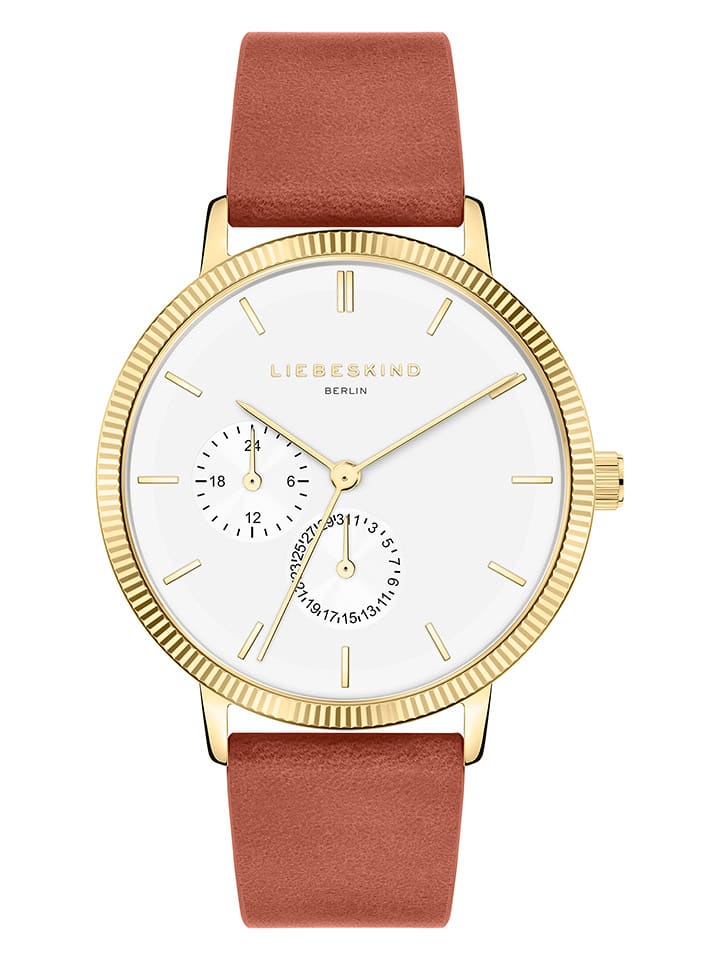 Liebeskind Chronograph in Hellbraun/ Gold/ Weiß günstig kaufen onesize