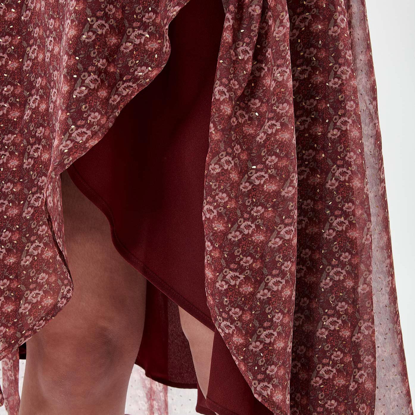 BIBI   Robe portefeuille fleurie femme