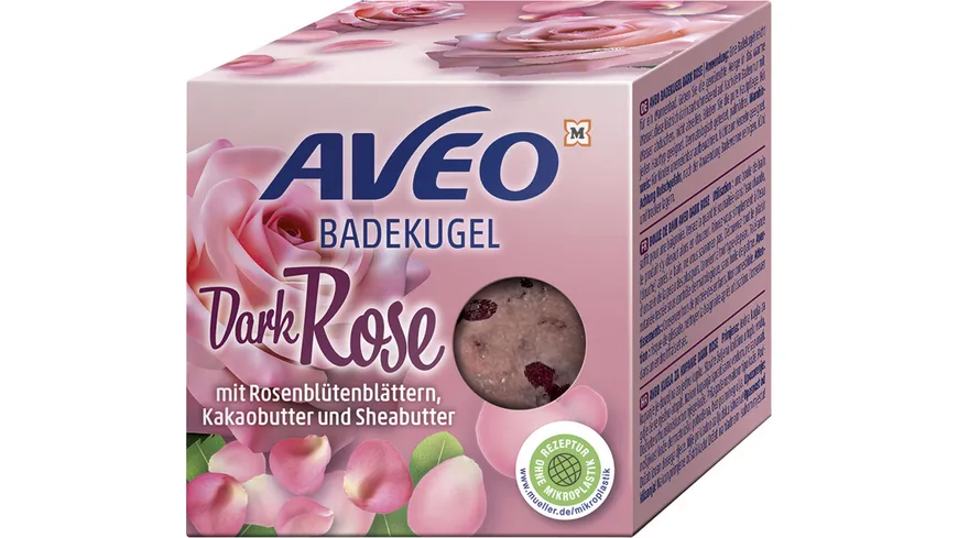 AVEO Badekugel Dark Rose 50 g