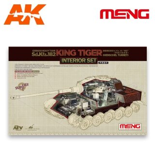 Königstiger Modellbausatz mit beweglichen Zusatzketten 1:35