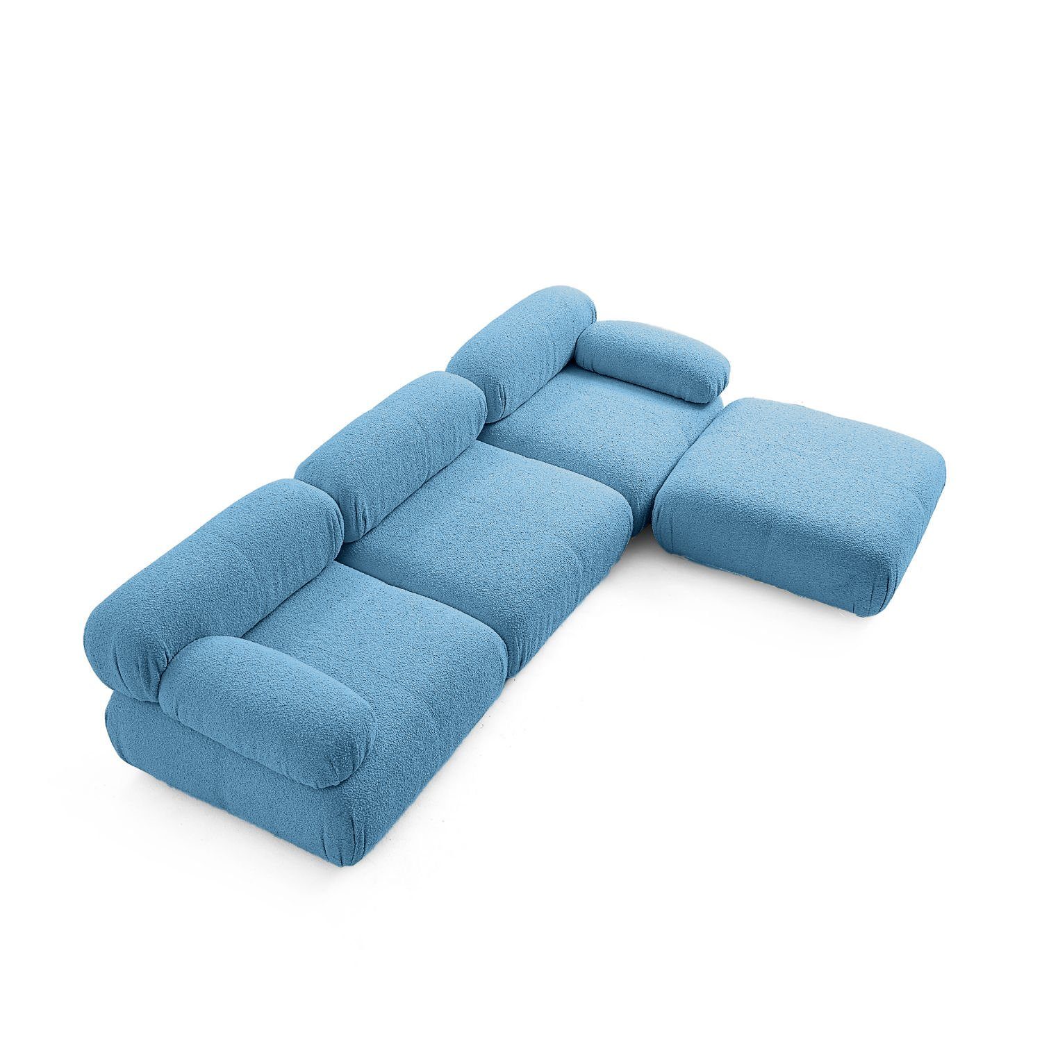 Touch me Sofa Knuffiges Sitzmöbel neueste Generation aus Komfortschaum
