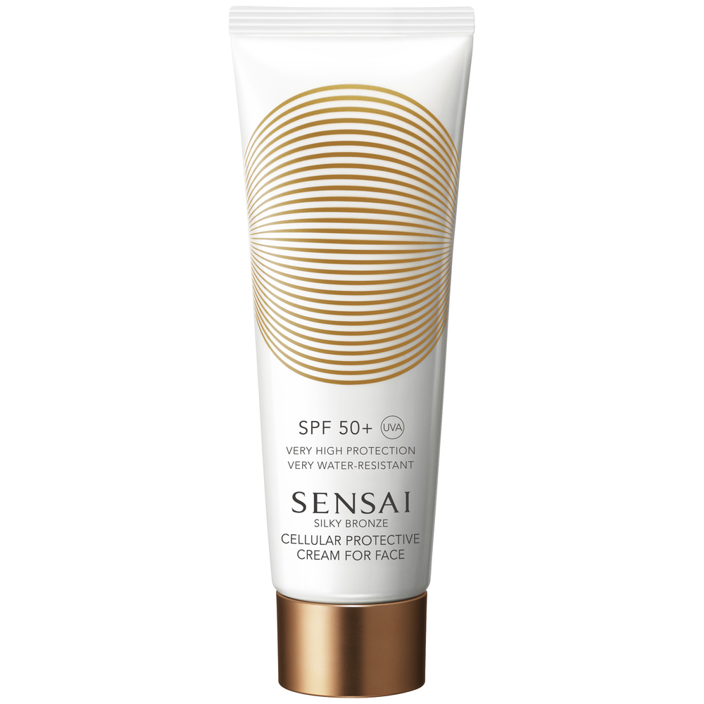 Sensai SILKY BRONZE CRÈME PROTECTION CELLULAIRE POUR LE VISAGE SPF50+