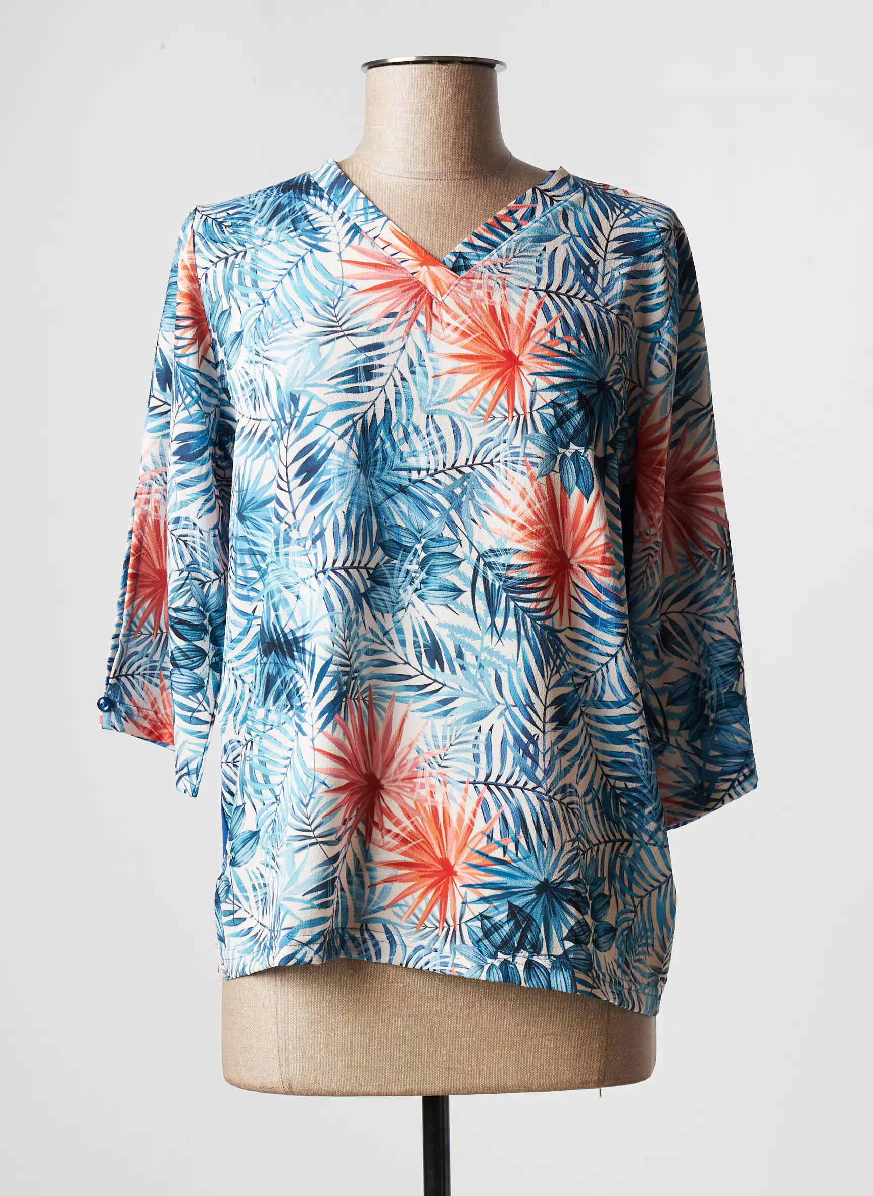 I Odena Tops Femme couleur bleu