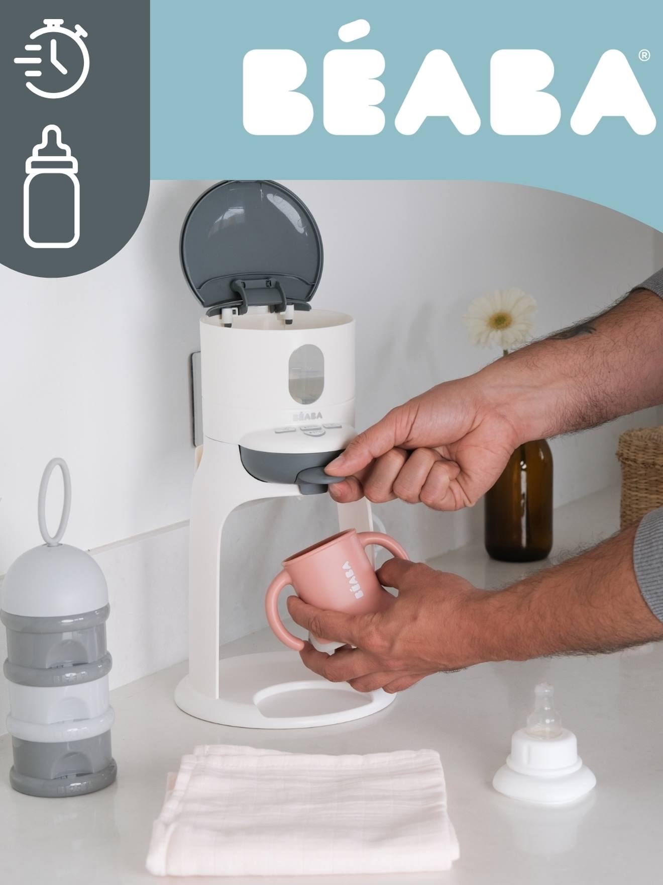Beaba 2-in-1 Flaschenwärmer BIB'EXPRESSO BEABA - night blue