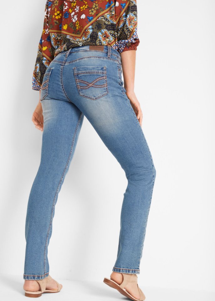 Stretch-Jeans, Straight