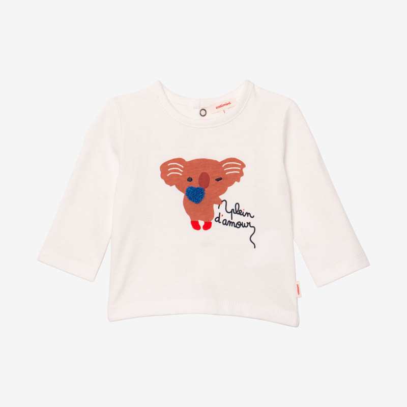 Tee-shirt bio bébé koala Catimini