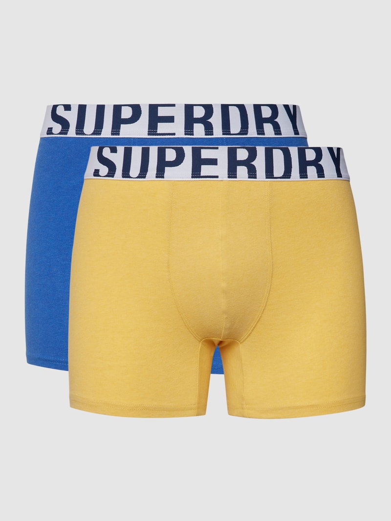 Boxershorts mit elastischem Logo-Bund 2er-Pack in gelb