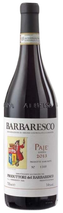 2013 Barbaresco Riserva Paje DOCG