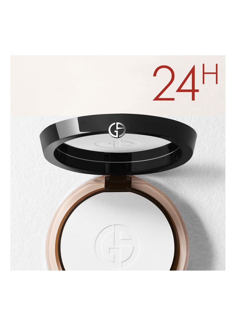 Giorgio Armani Beauty Power Fabric+ Puder za dugotrajno fiksiranje - kompaktni puder