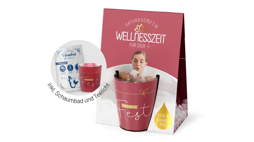 Geschenk für dich Wellnesszeit Frohes Fest