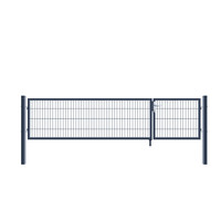 Home Deluxe Doppelflügel Gartentor ADITUS anthrazit 100 x 350 cm
