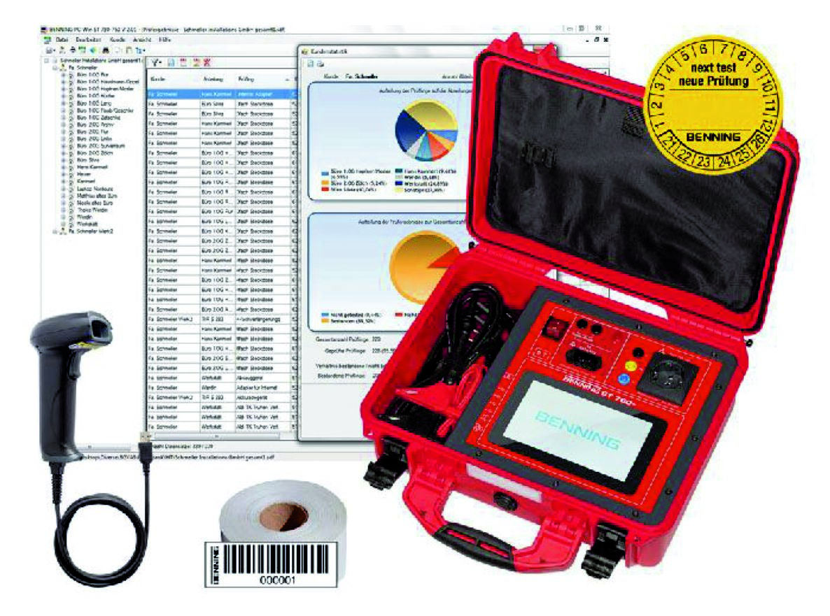 Benning 050335 ST 760+ Kit de test d'appareil
