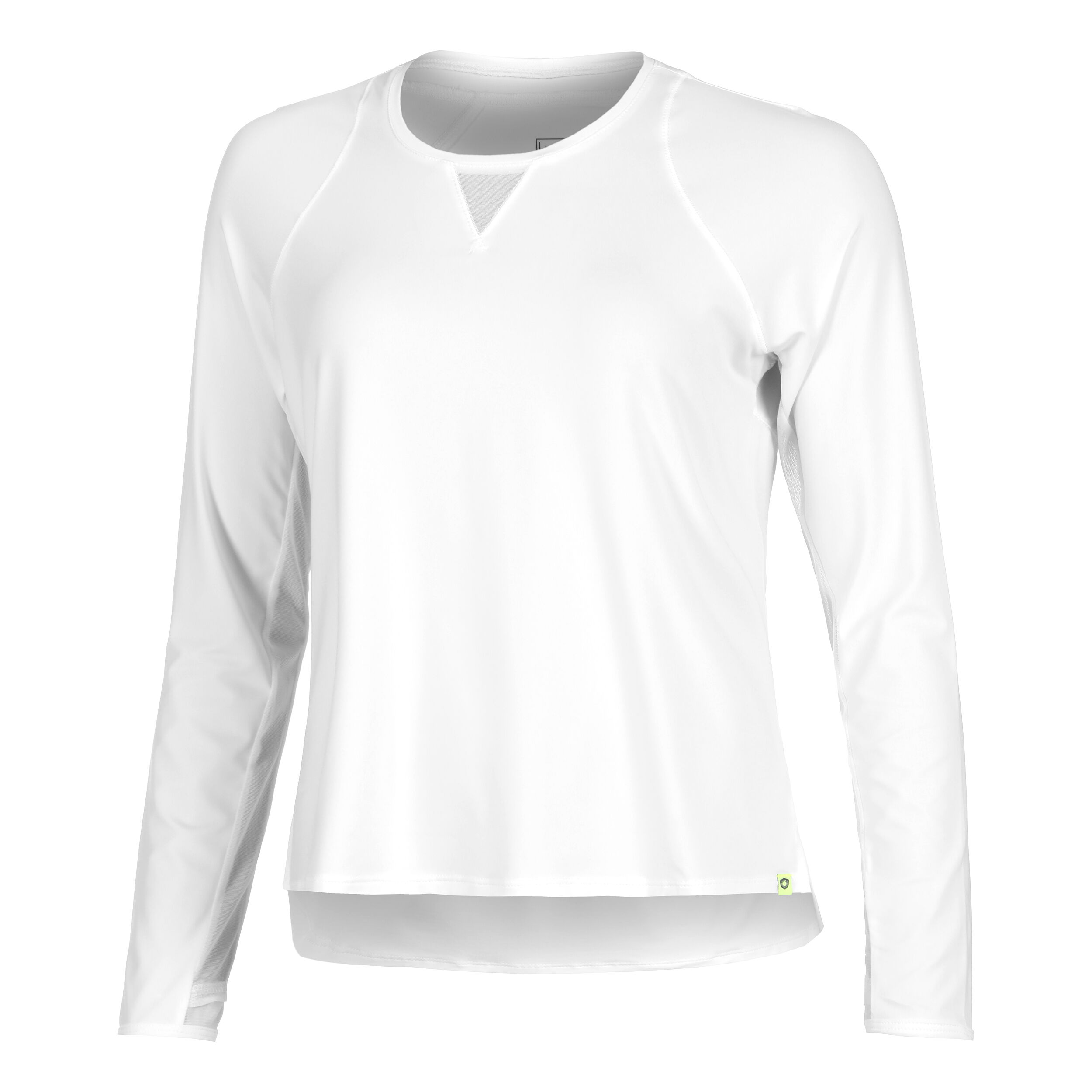 High Low Breezy Longsleeve Damen - Weiß