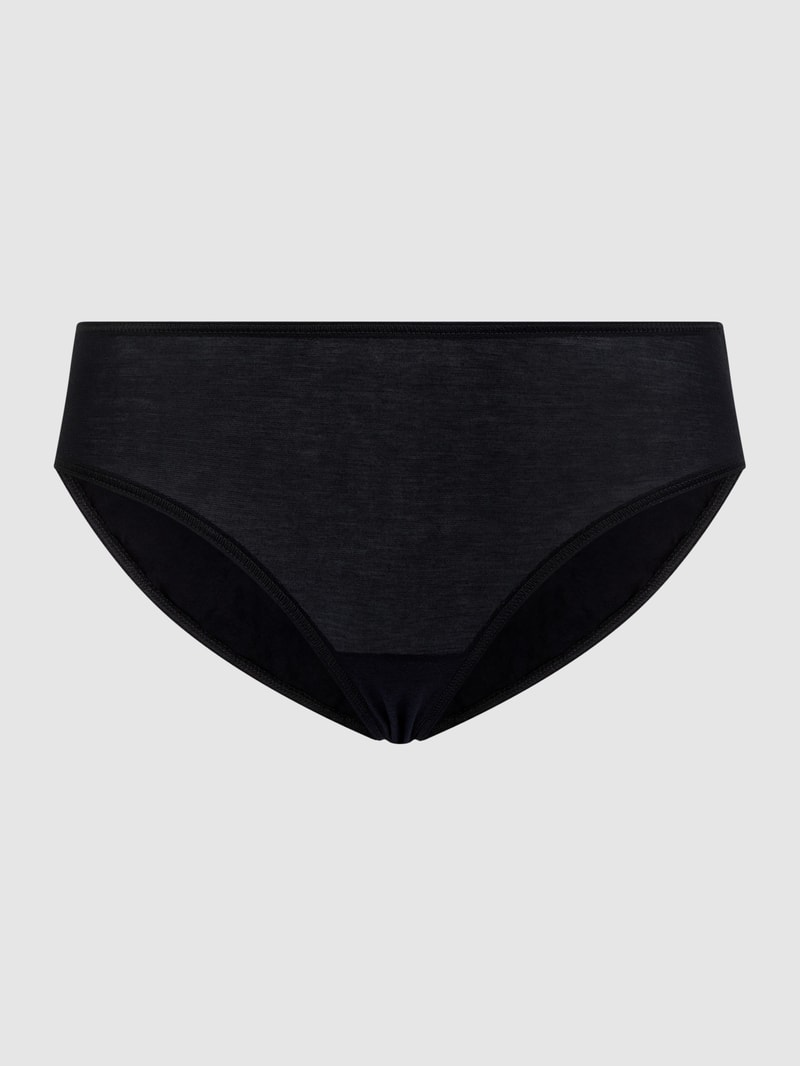 Slip aus merzerisierter Baumwolle Modell 'Ultra Light' in schwarz