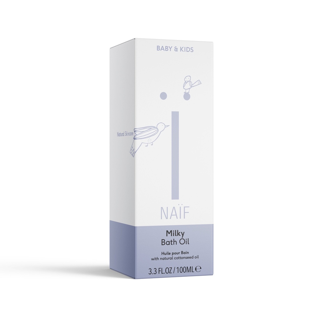 Naïf Natural Skincare Milky Bath Oil Huile de Bain Hydratante