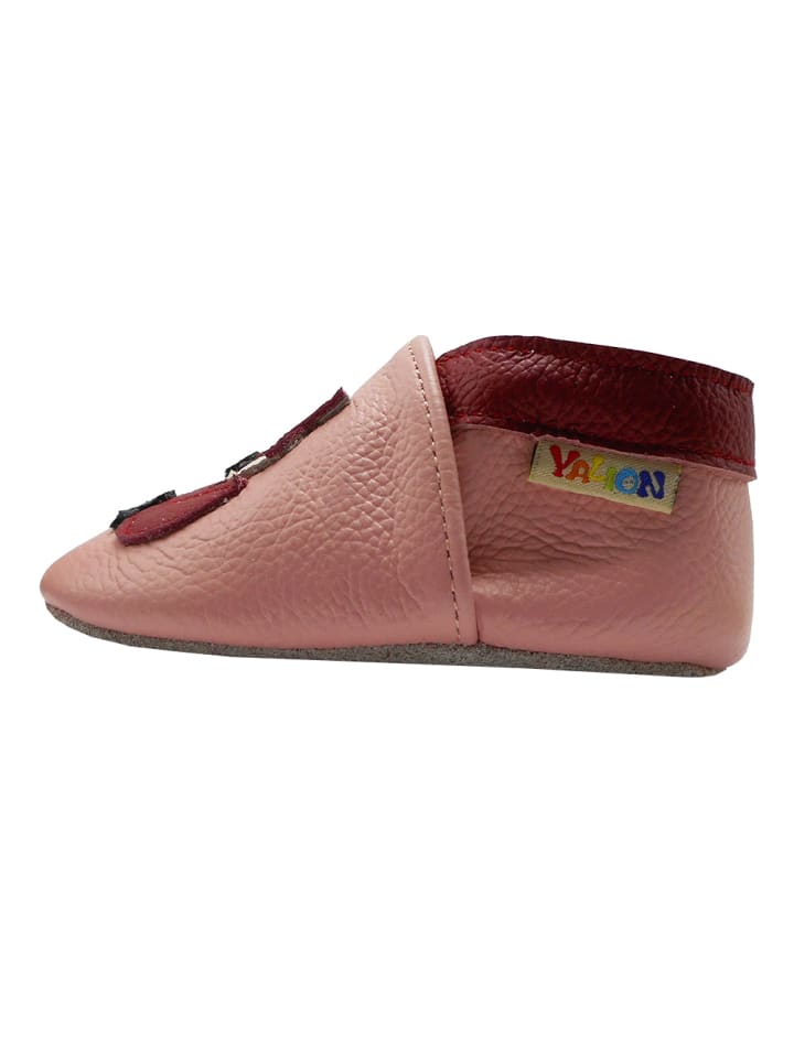 Yalion Leder-Krabbelschuhe 