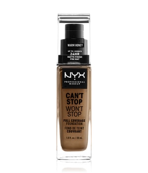 NYX Professional Makeup Can't Stop Won't Stop 24-Hour Foundation Flüssige Foundation-30 ml