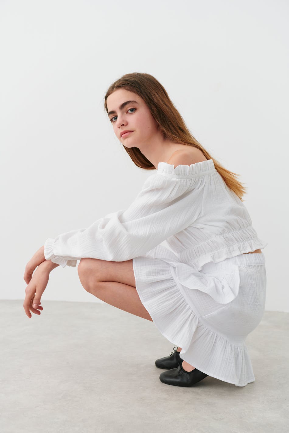 Y gauze skirt
