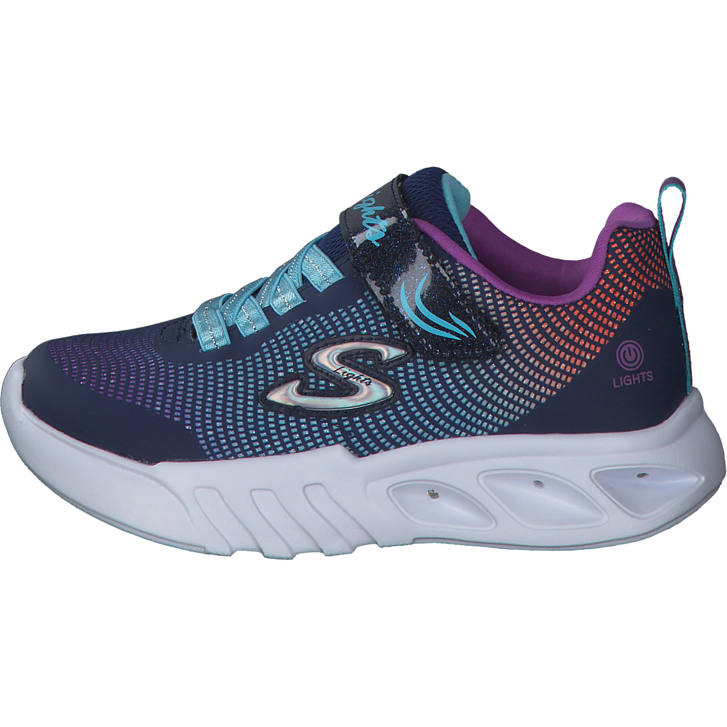 Skechers 303700L, Sneakers Low, Kinder, NVMT navy/multi