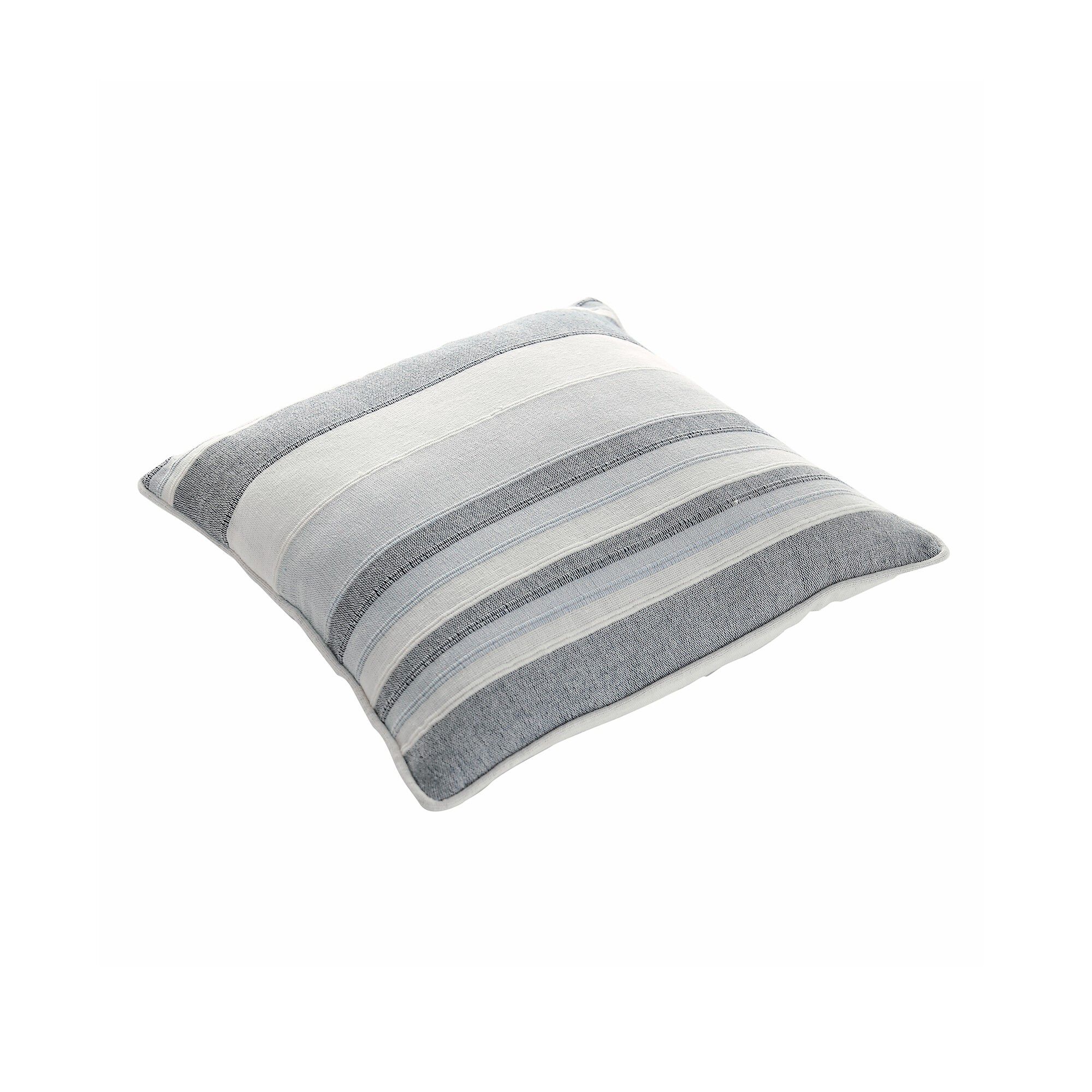 Housse coussin multicolore coton tissage artisanal