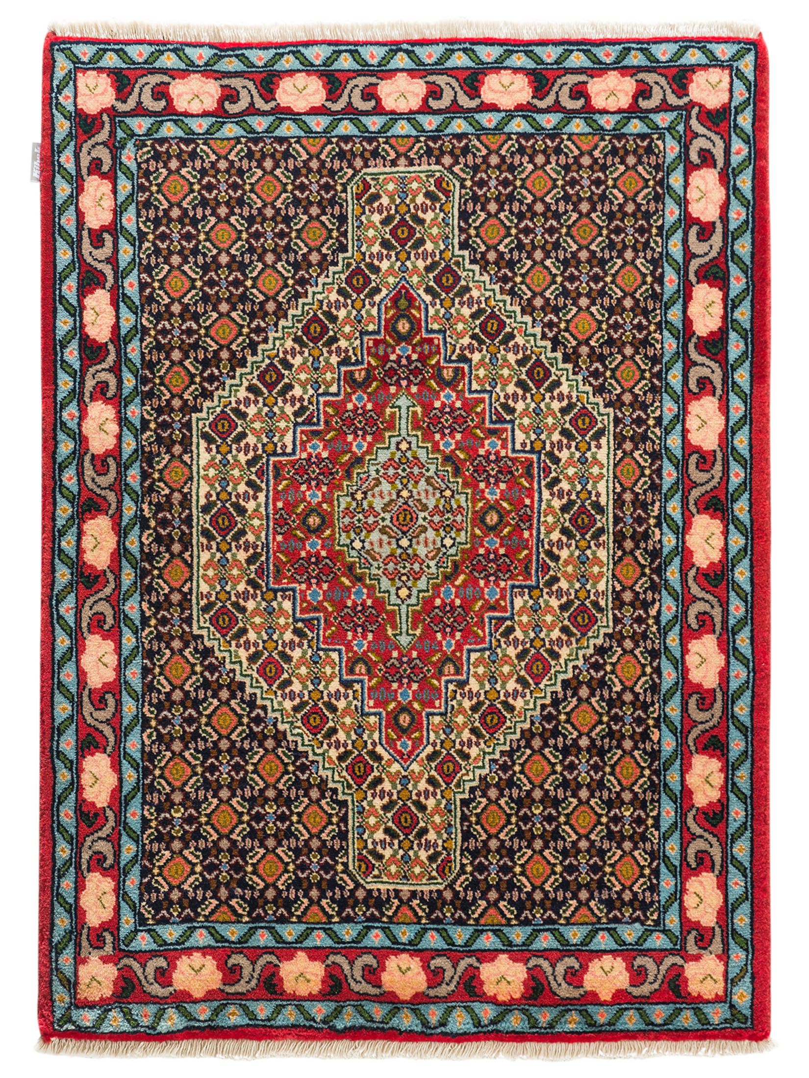 Senneh ca. 75 x 103 cm, Unikat / Einzelstück