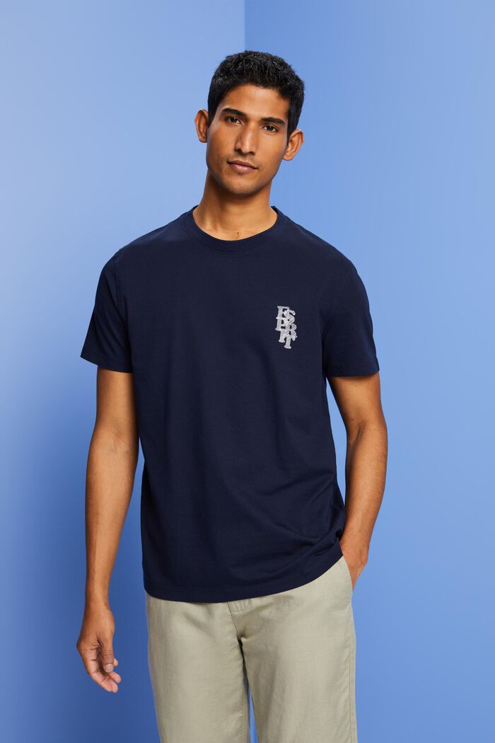 T-Shirt mit Logo, 100 % Baumwolle